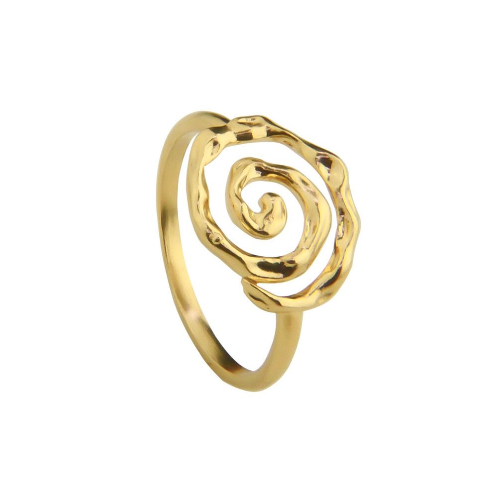 Jeberg Jewellery Ring Pirouette, vergoldet