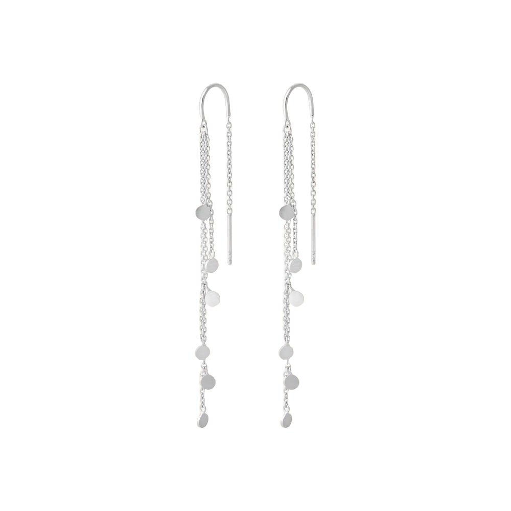 Pernille Corydon Ohrringe Flow Earhooks, Silber