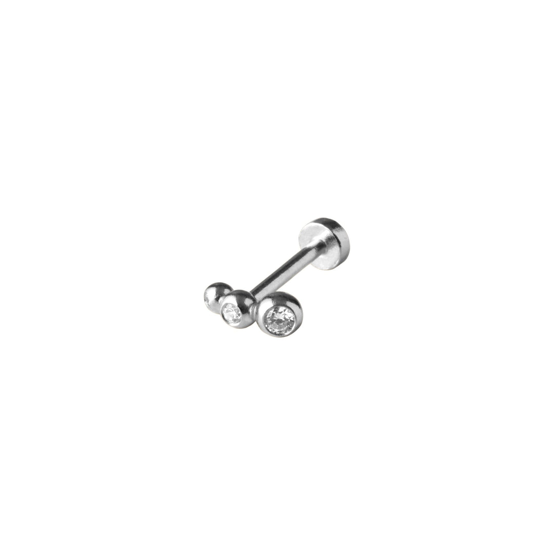 Pernille Corydon Ohrstecker Sirius Helix Piercing, Silber