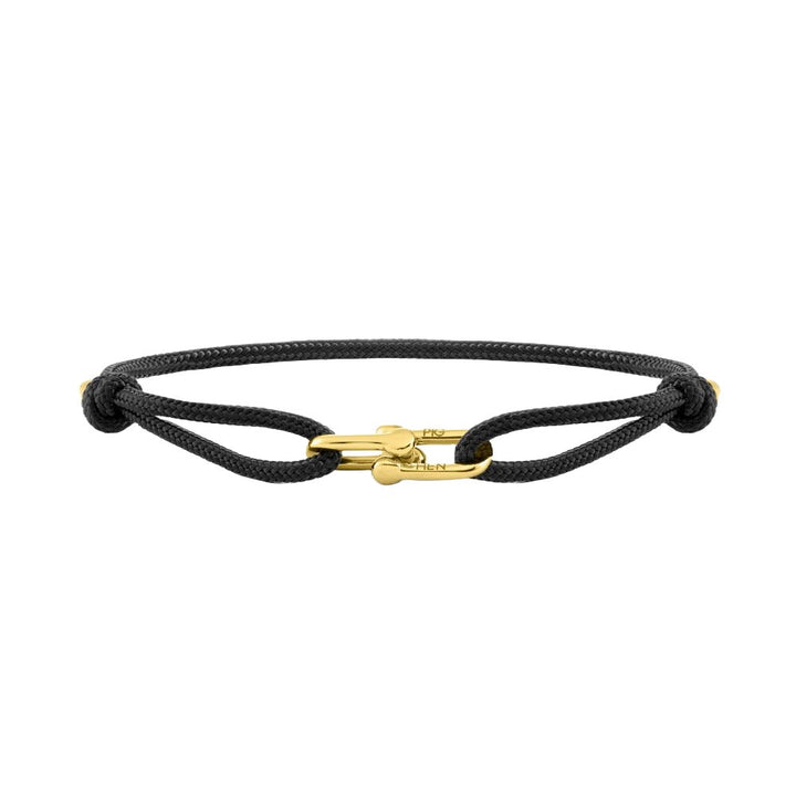 Pig & Hen Armband Daunting Dean, Black/Gold