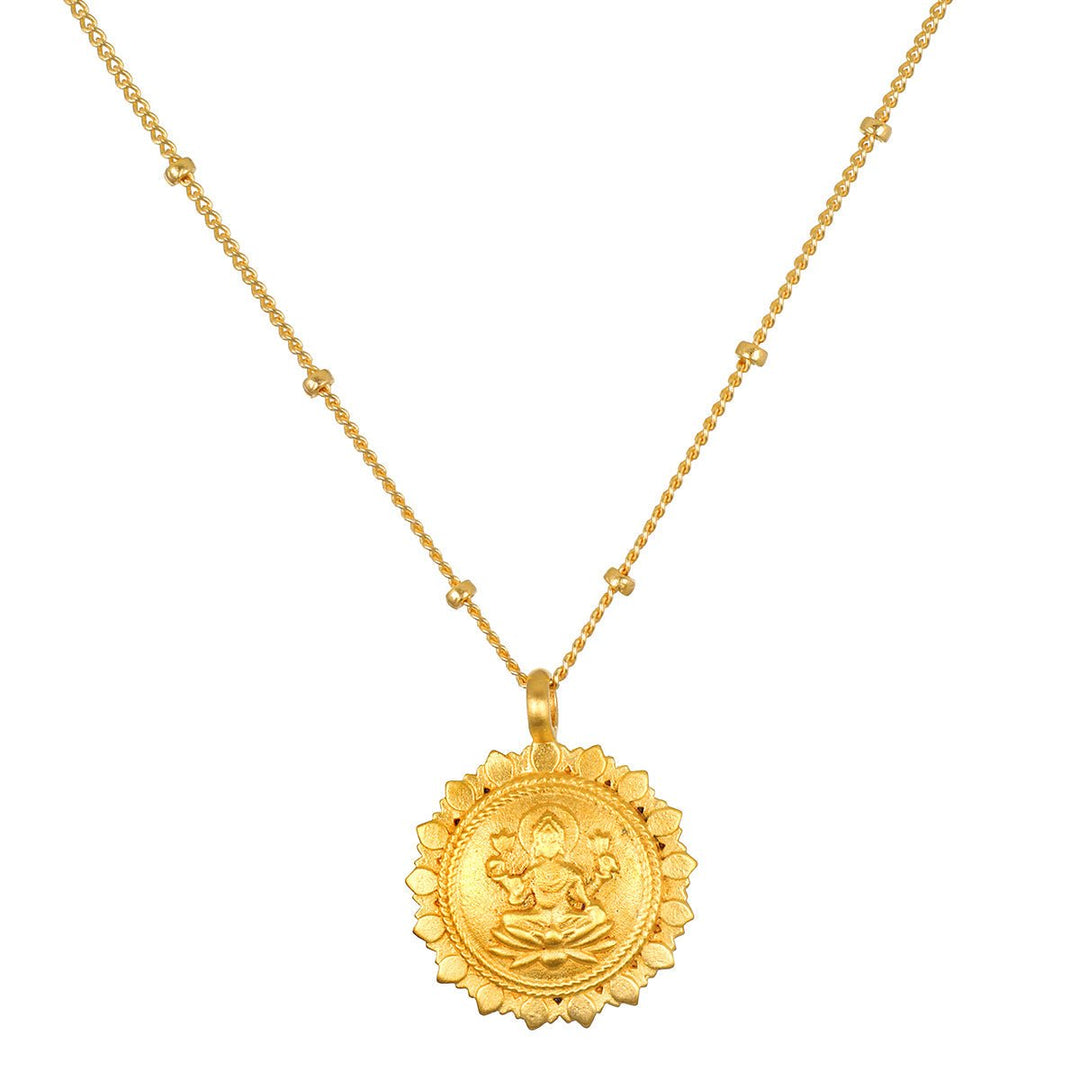 Satya Jewelry Kette Prosperous Blessings Lakshmi, vergoldet